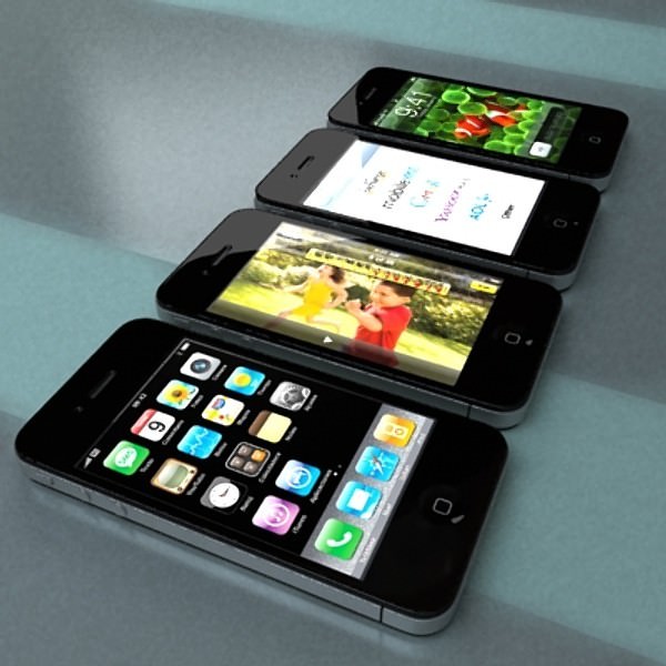 Apple iPhone 4 3D model_52