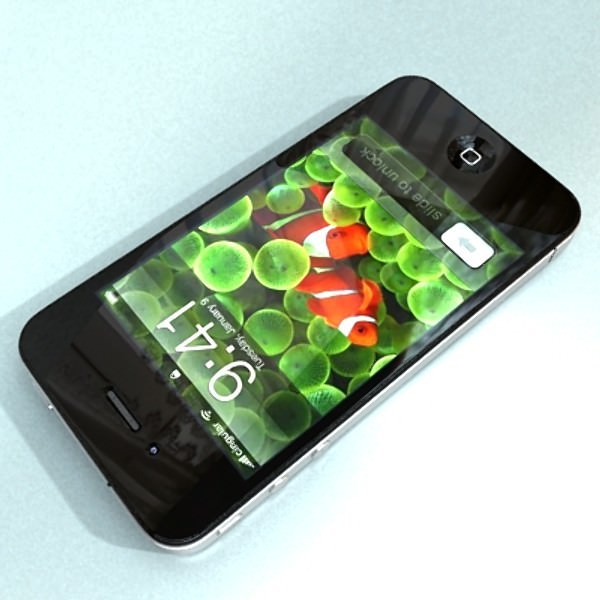 Apple iPhone 4 3D model_43