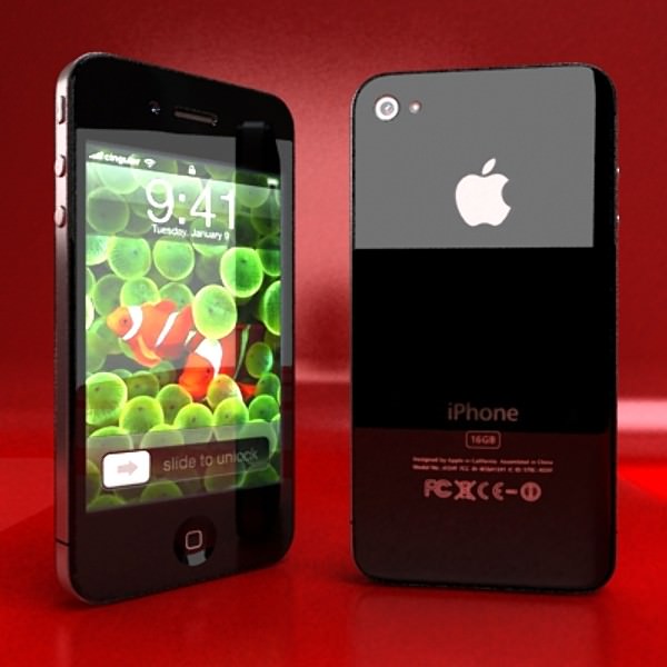 Apple iPhone 4 3D model_54
