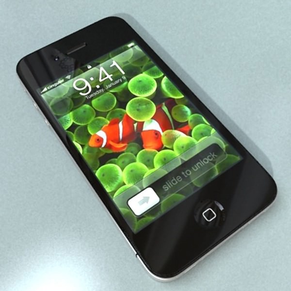 Apple iPhone 4 3D model_41