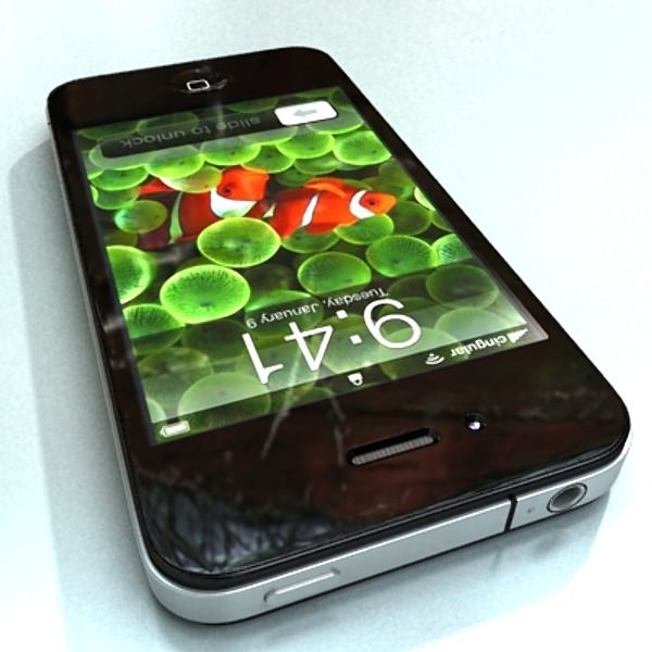 Apple iPhone 4 3D model_44