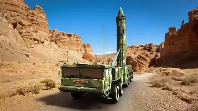 df-21c The dong feng 21 c medium-range ballistic missile