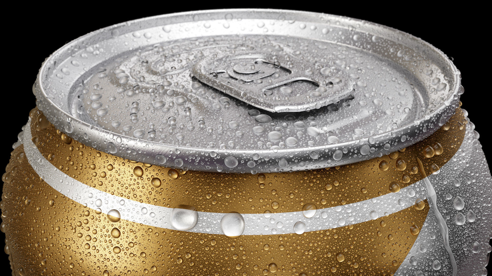 Standard 500ml Beverage Can with Dense Water Drops 3D model_7