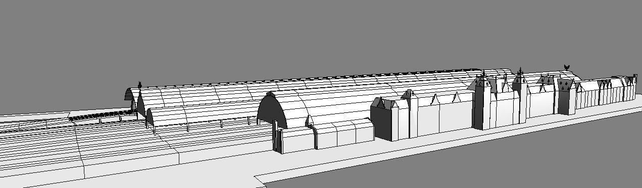 Amsterdam Cetraal station low-poly 3d model 3D model_8