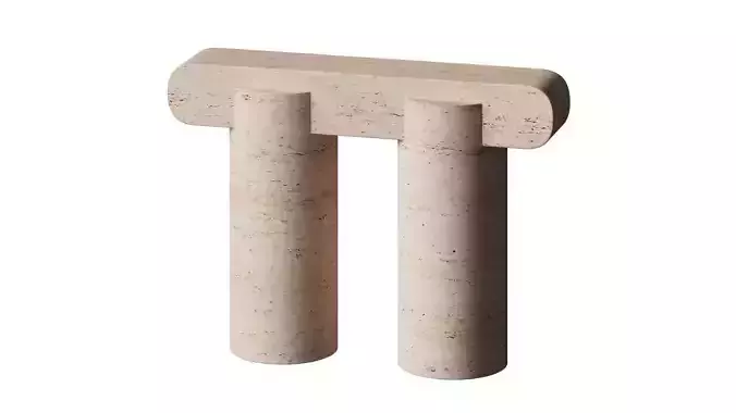 Pillar console - Future collective 3D model