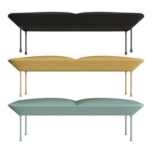 Oslo Bench 3D model