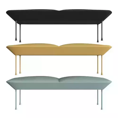 Oslo Bench 3D model