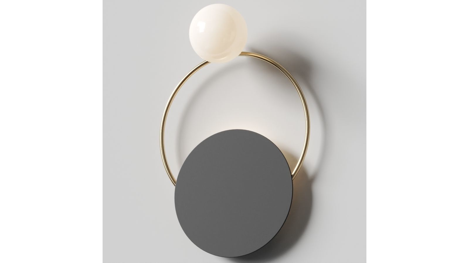 Emmett Modern Nordic Art Deco Wall Lamp 3D model CGTrader