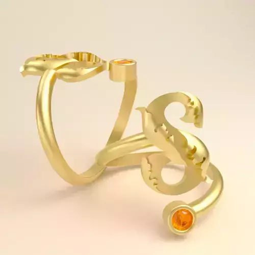 Ring Letter S