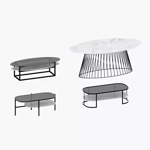 Coffee tables in loft style 