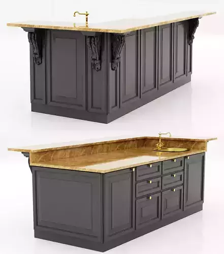 Kitchen Island Cabinet 2