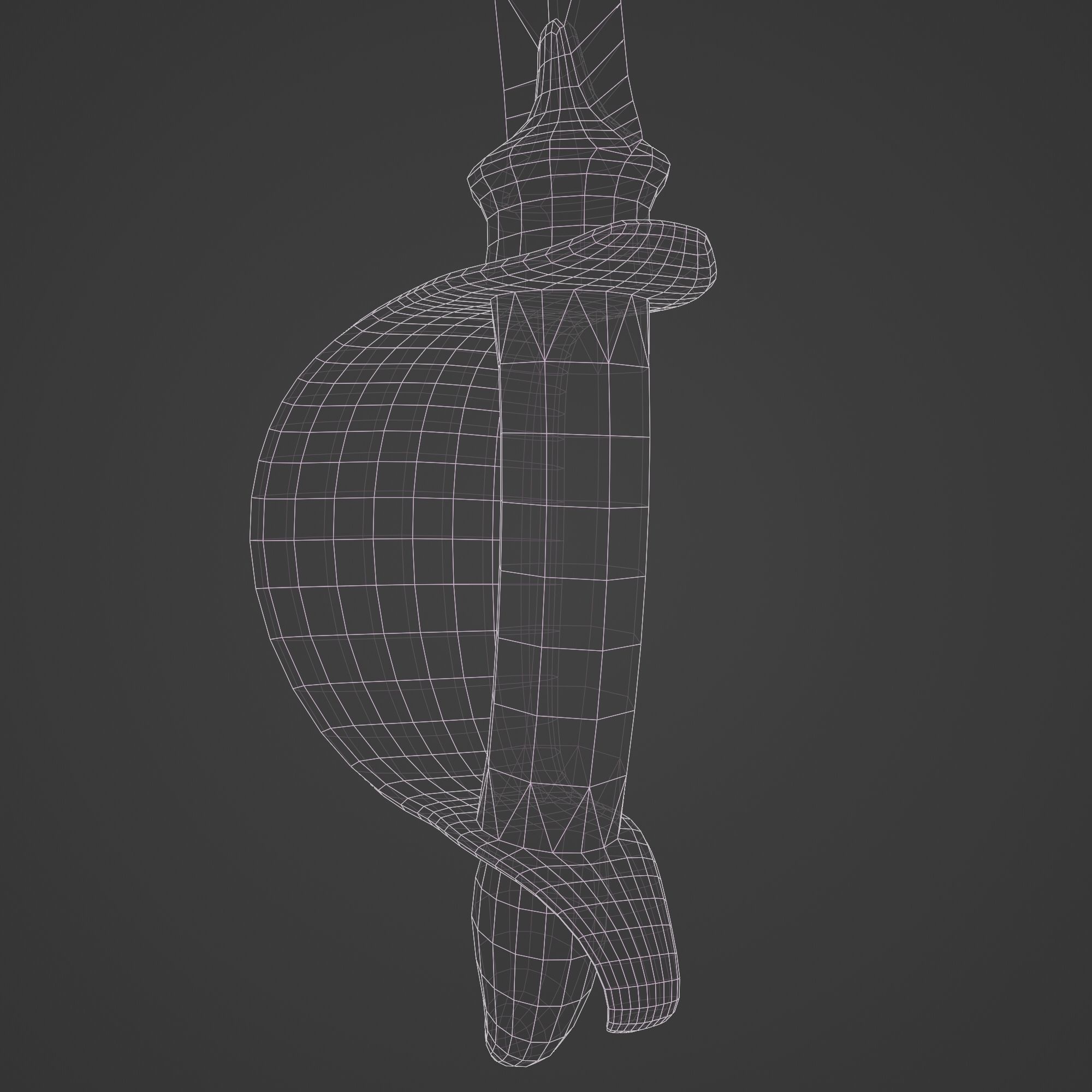 Saber Pirate Sword Low-poly 3D model_18