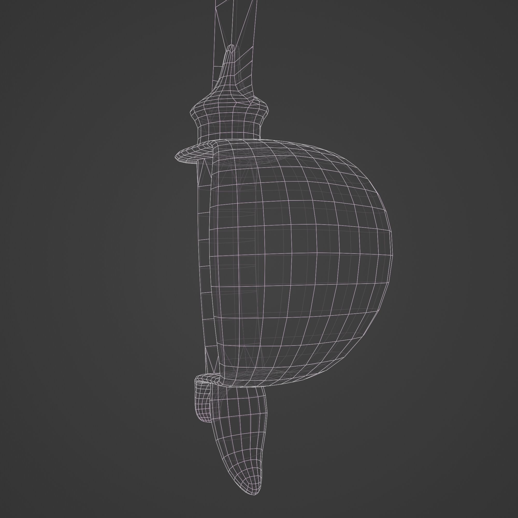 Saber Pirate Sword Low-poly 3D model_26