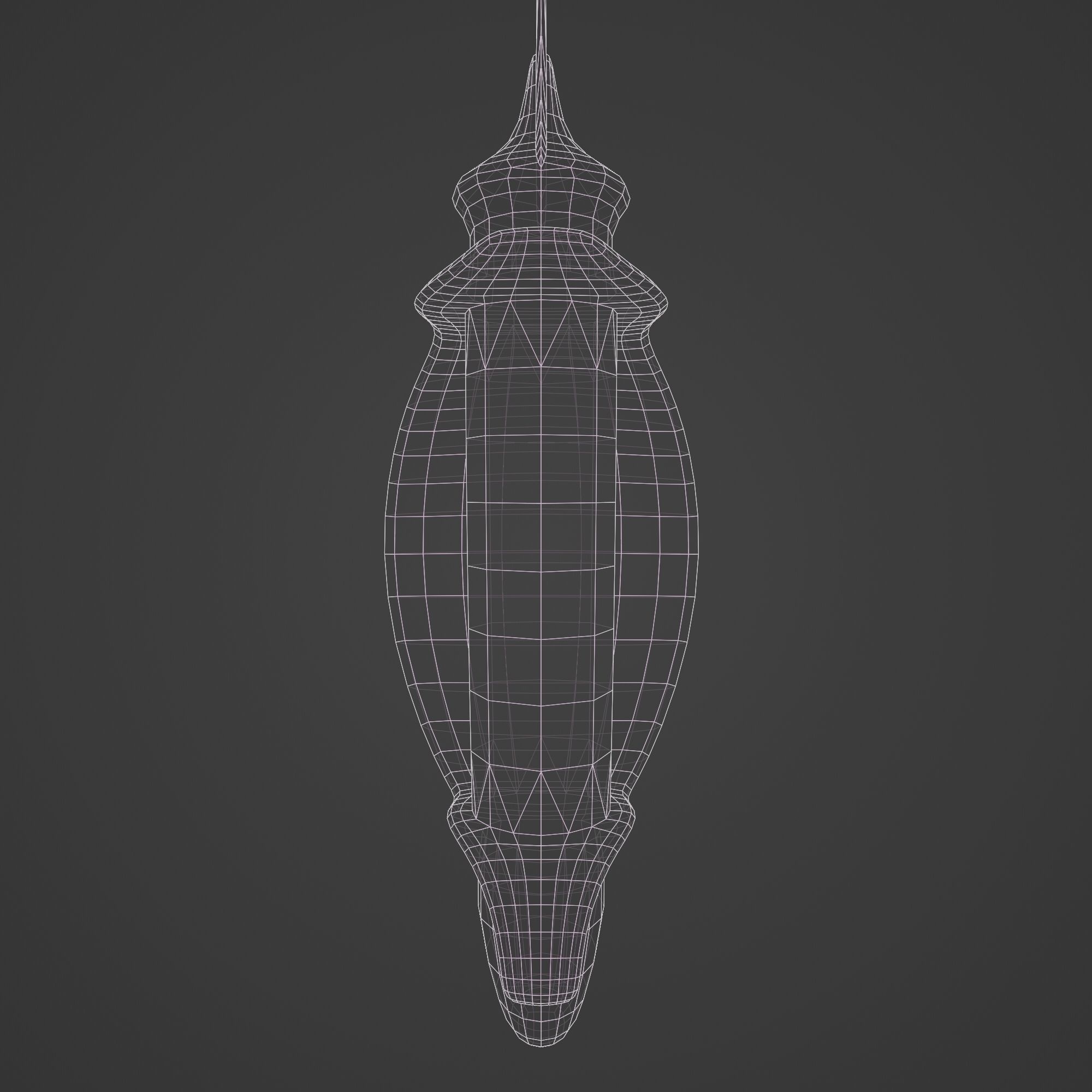 Saber Pirate Sword Low-poly 3D model_20