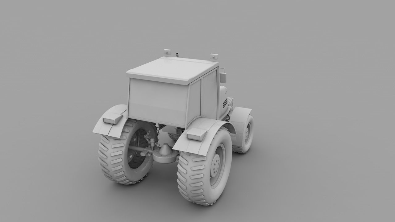 tractor 3D model_3