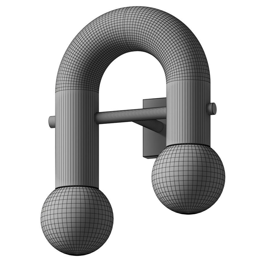 UTU Soulful Lighting PYPPE WALL II 3D model_2