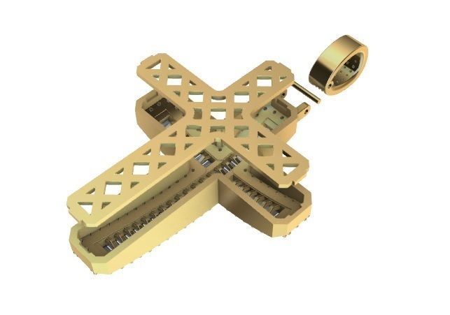 CROSS PENDANT 2 3D print model_8