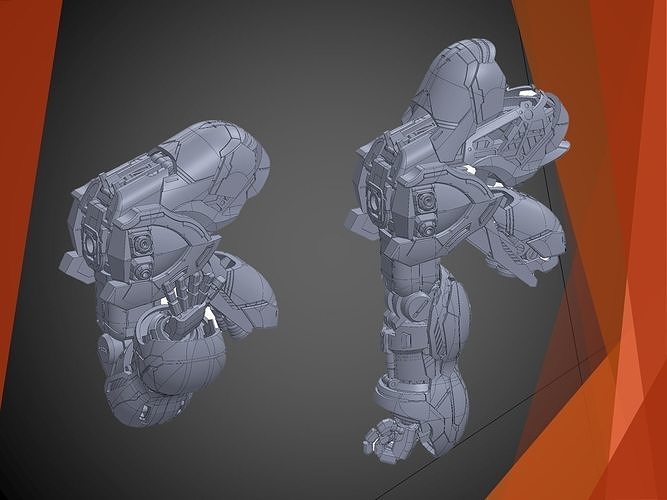 MG Sazabi Ver Ka Hand Section  3D print model