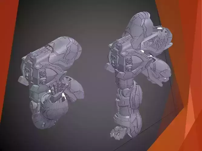 MG Sazabi Ver Ka Hand Section  3D print model