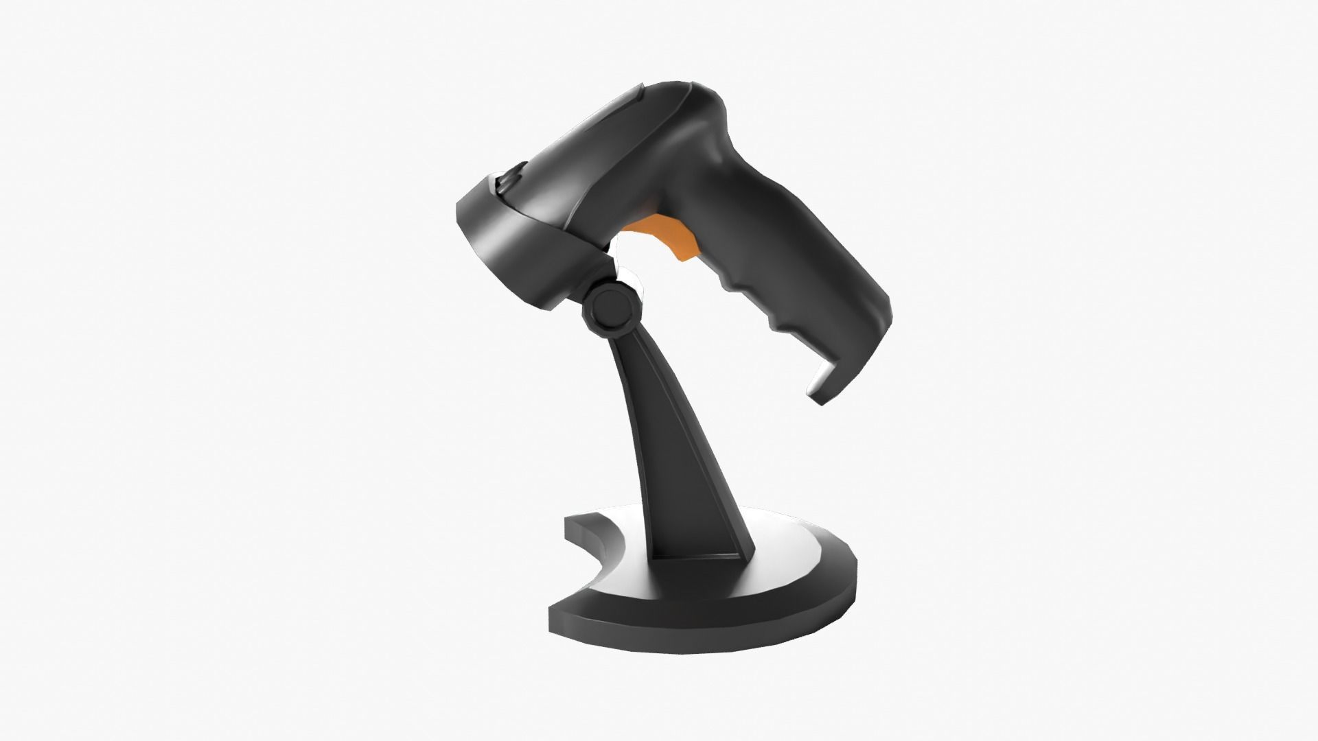 Barcode Scanner Low-poly 3D model_2