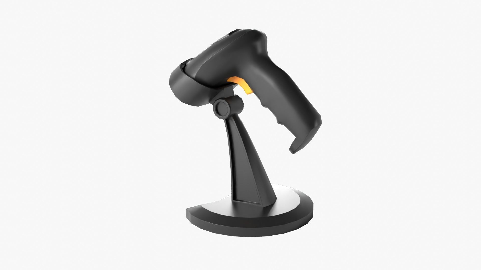 Barcode Scanner Low-poly 3D model_3