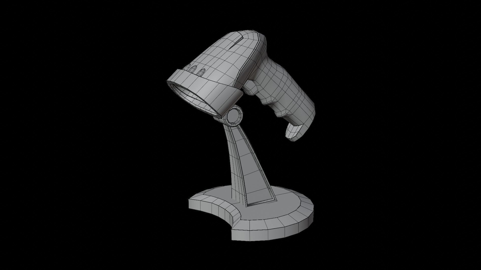 Barcode Scanner Low-poly 3D model_14