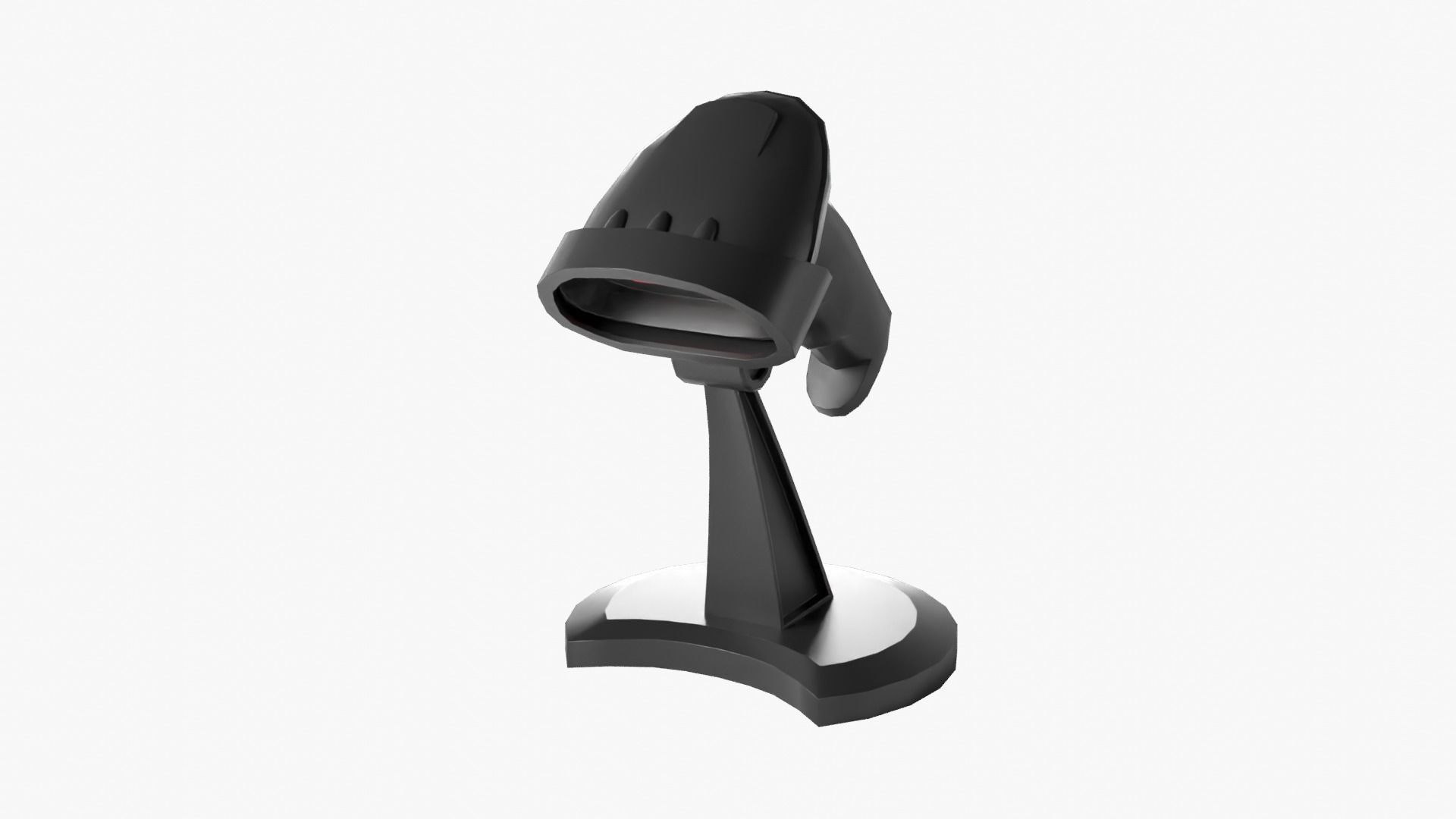 Barcode Scanner Low-poly 3D model_12