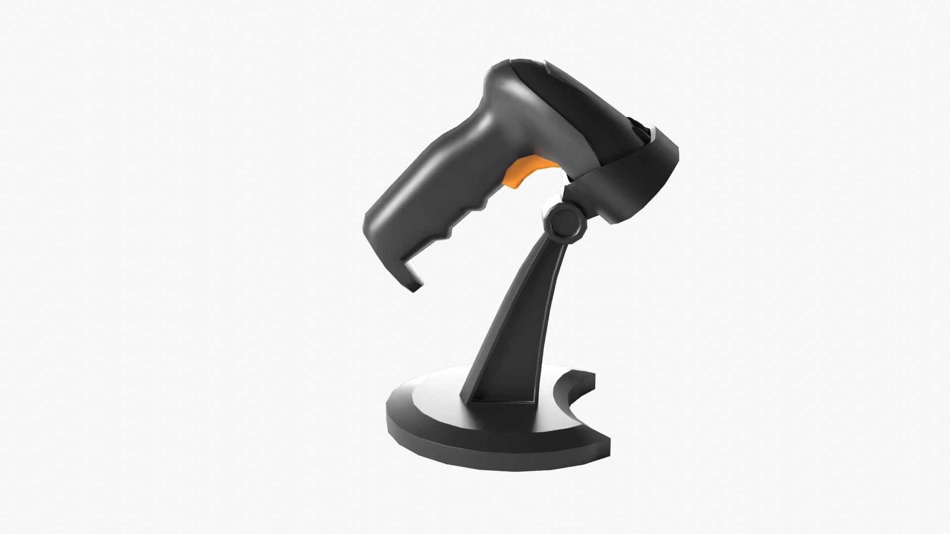 Barcode Scanner Low-poly 3D model_8