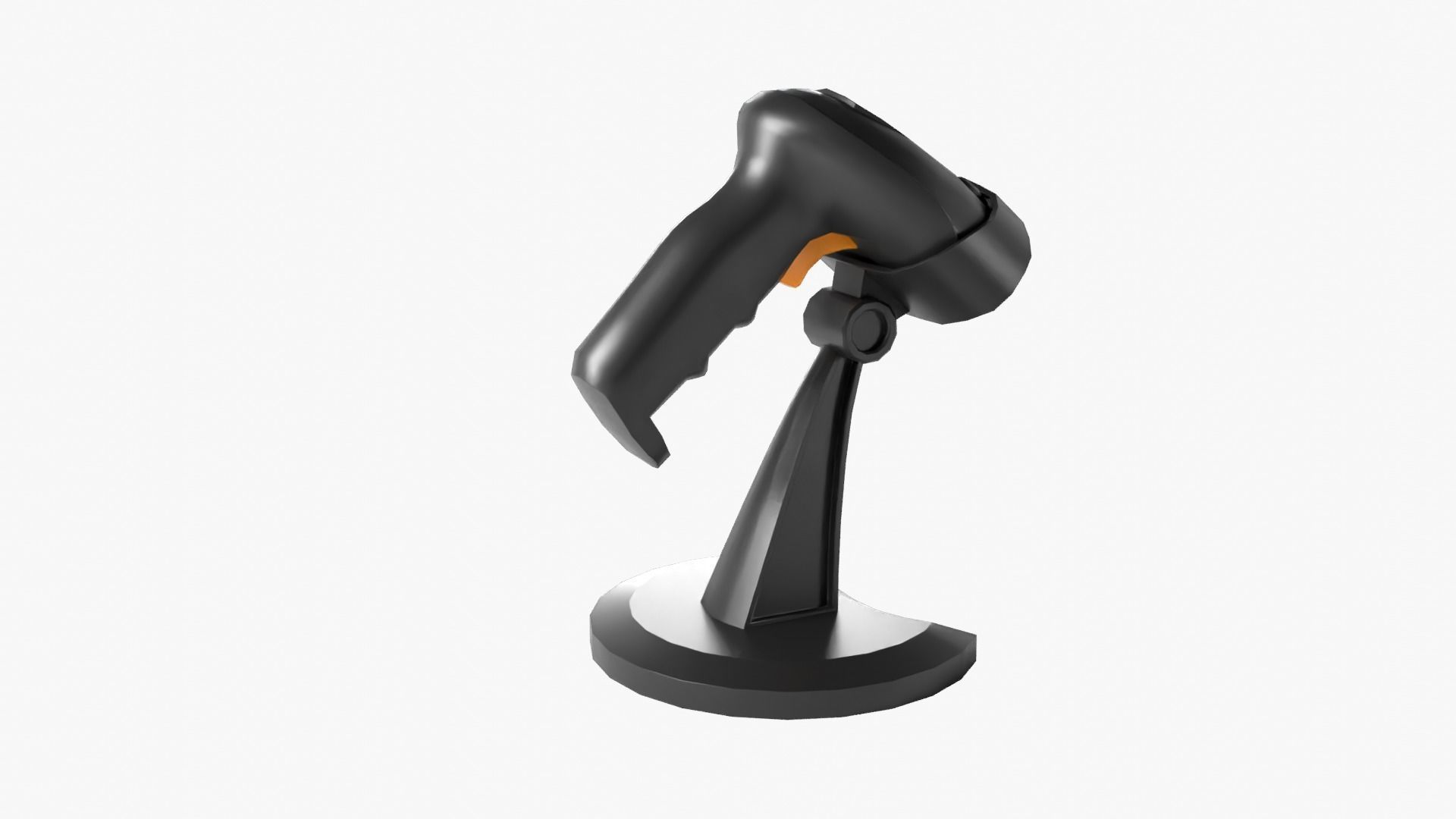 Barcode Scanner Low-poly 3D model_7