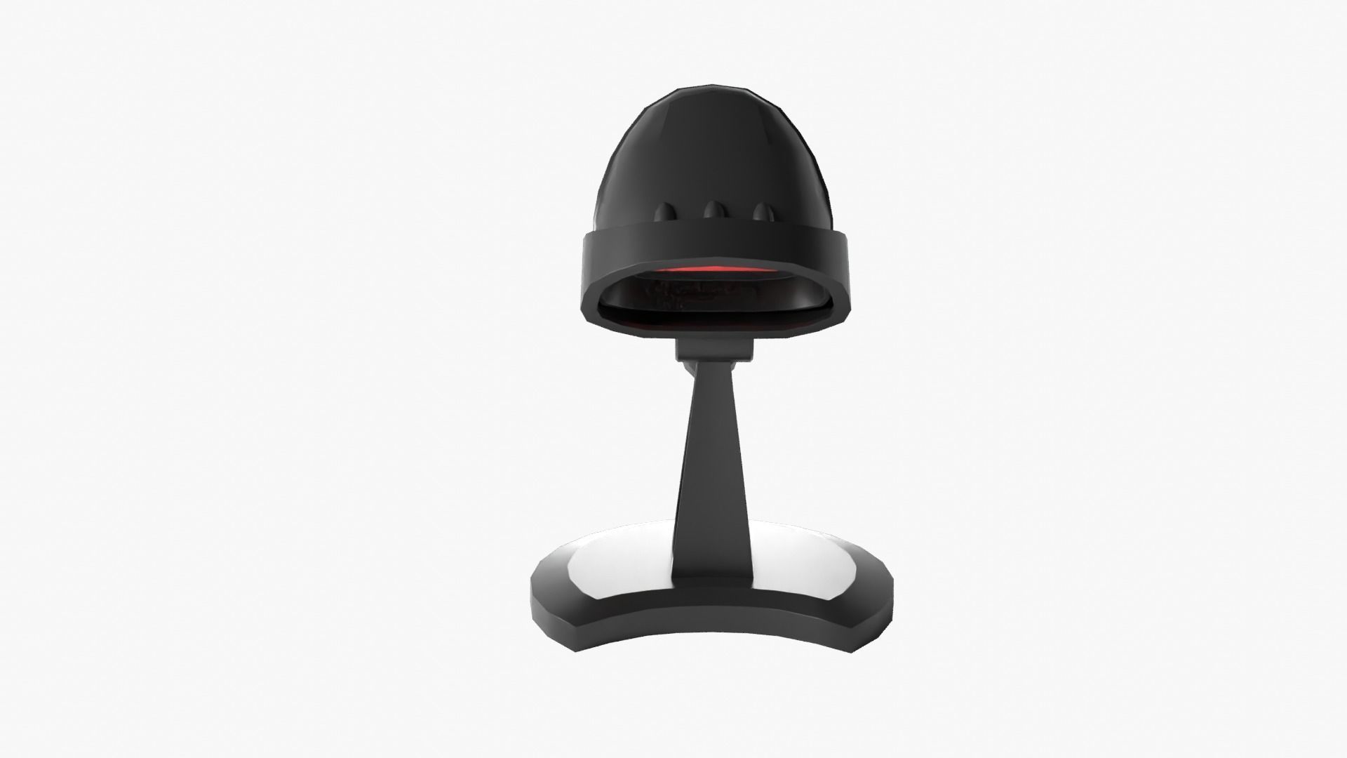 Barcode Scanner Low-poly 3D model_11