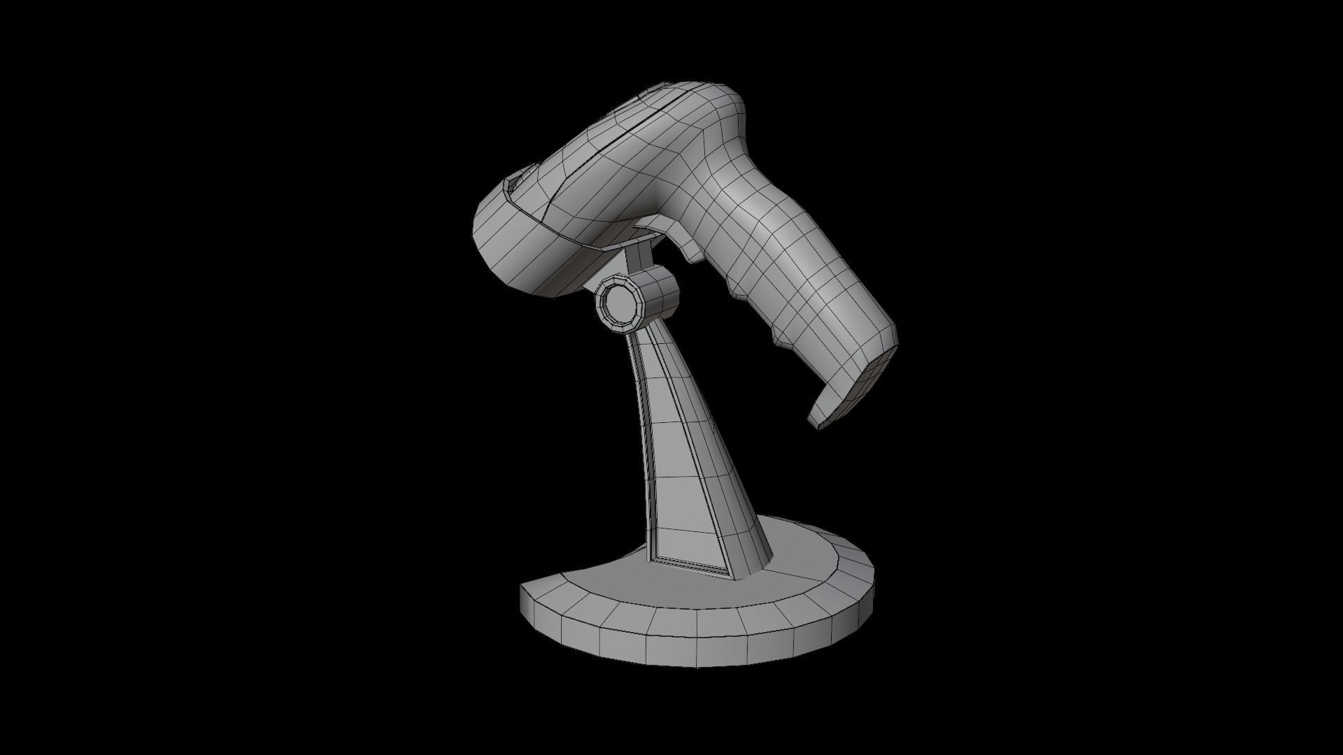 Barcode Scanner Low-poly 3D model_15