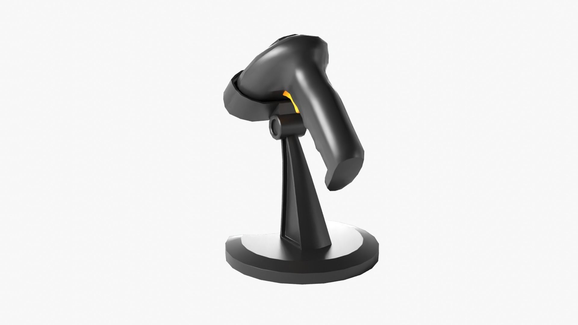Barcode Scanner Low-poly 3D model_4
