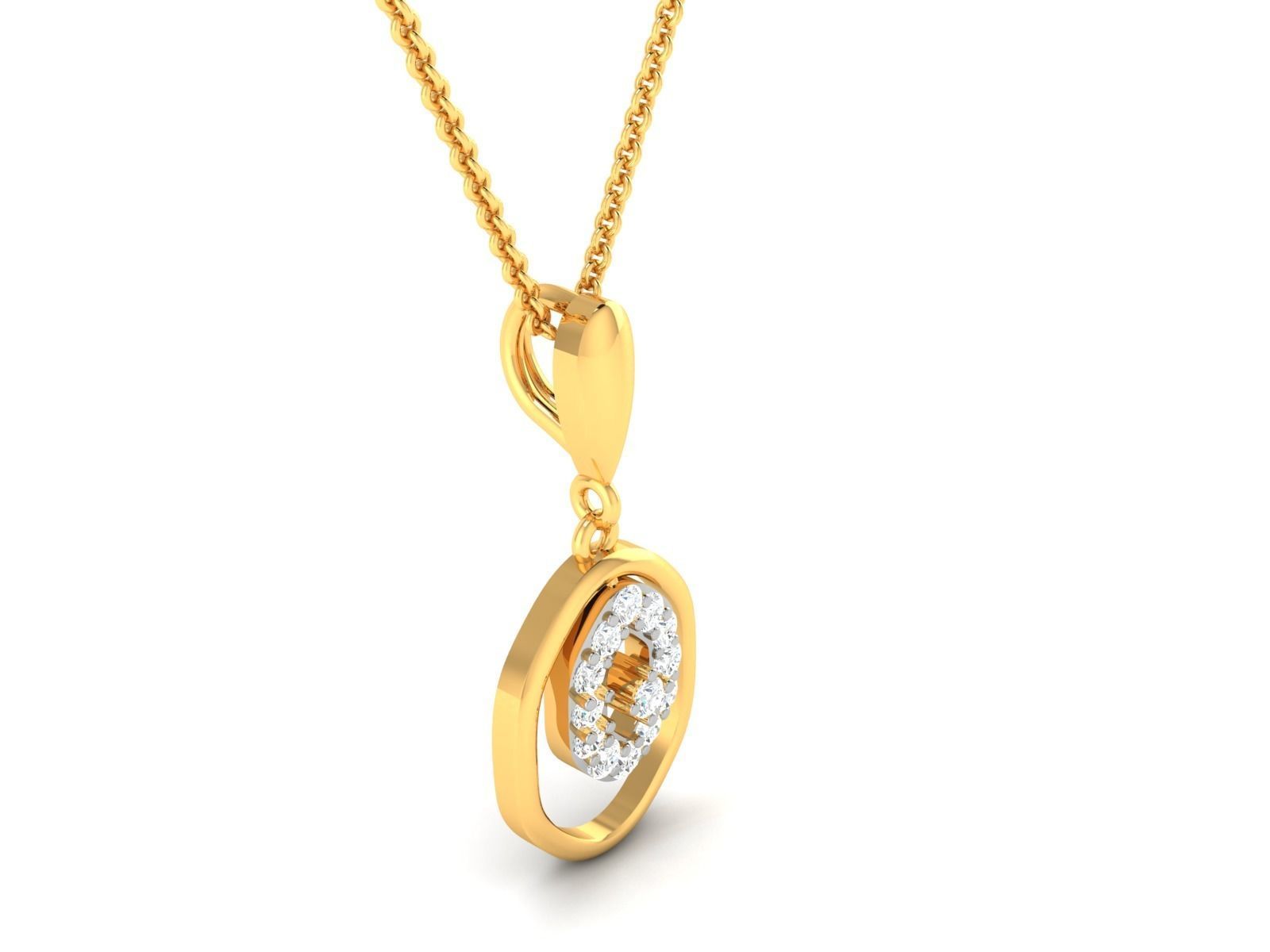 Women pendant 3dm render detail 3D print model_6