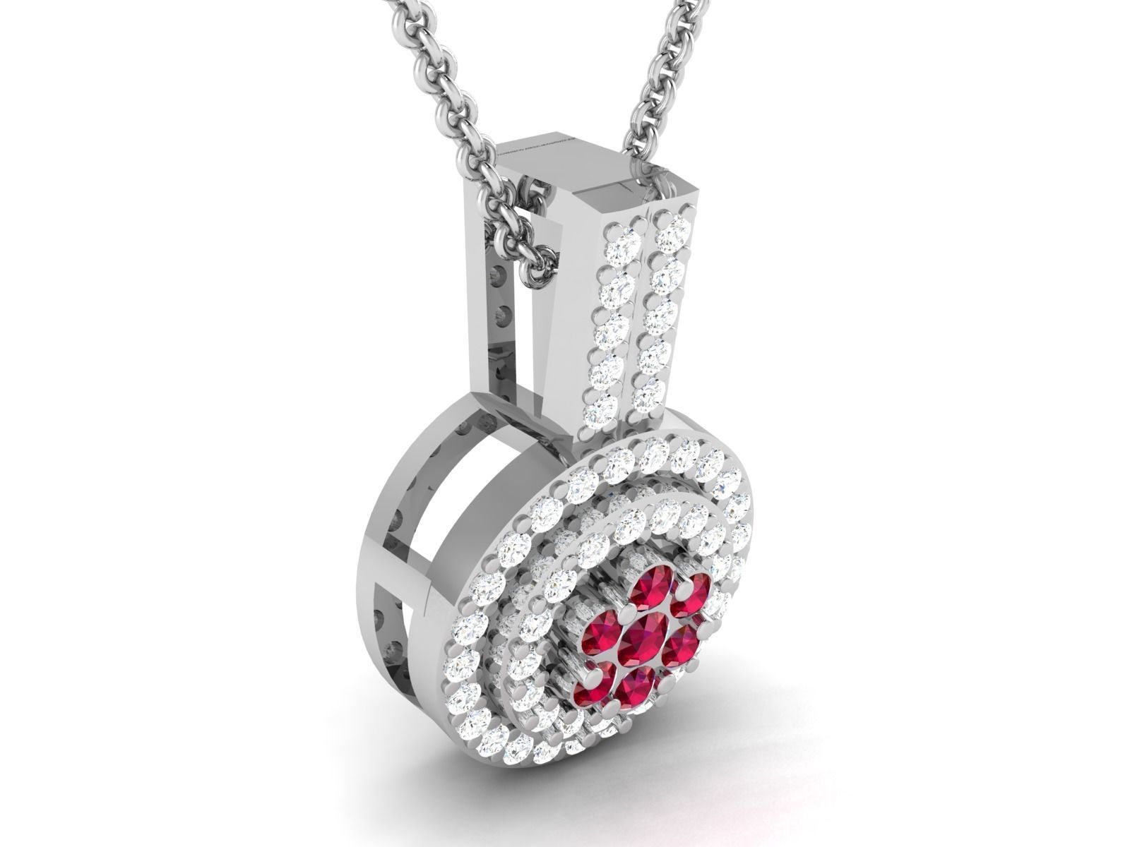 Women pendant 3dm render detail 3D print model_2