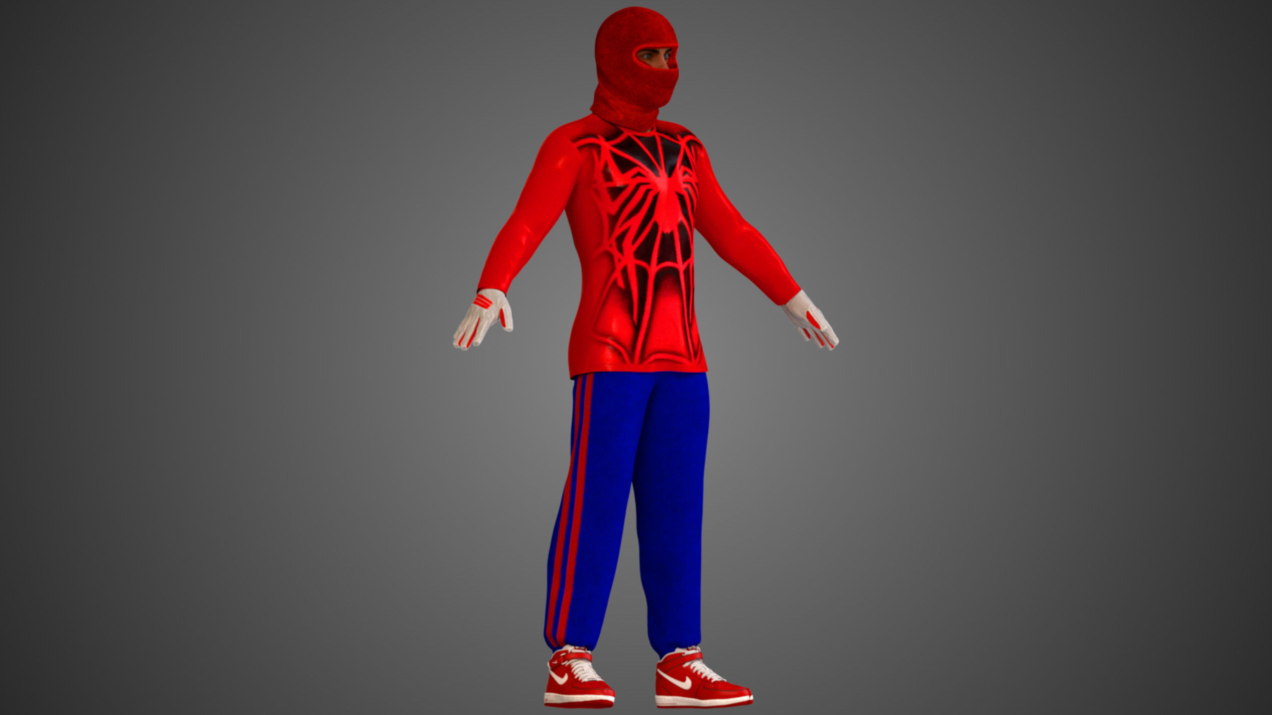 Human-Spider - Spider-Man 2002 Tobey Maguire 3D model_8