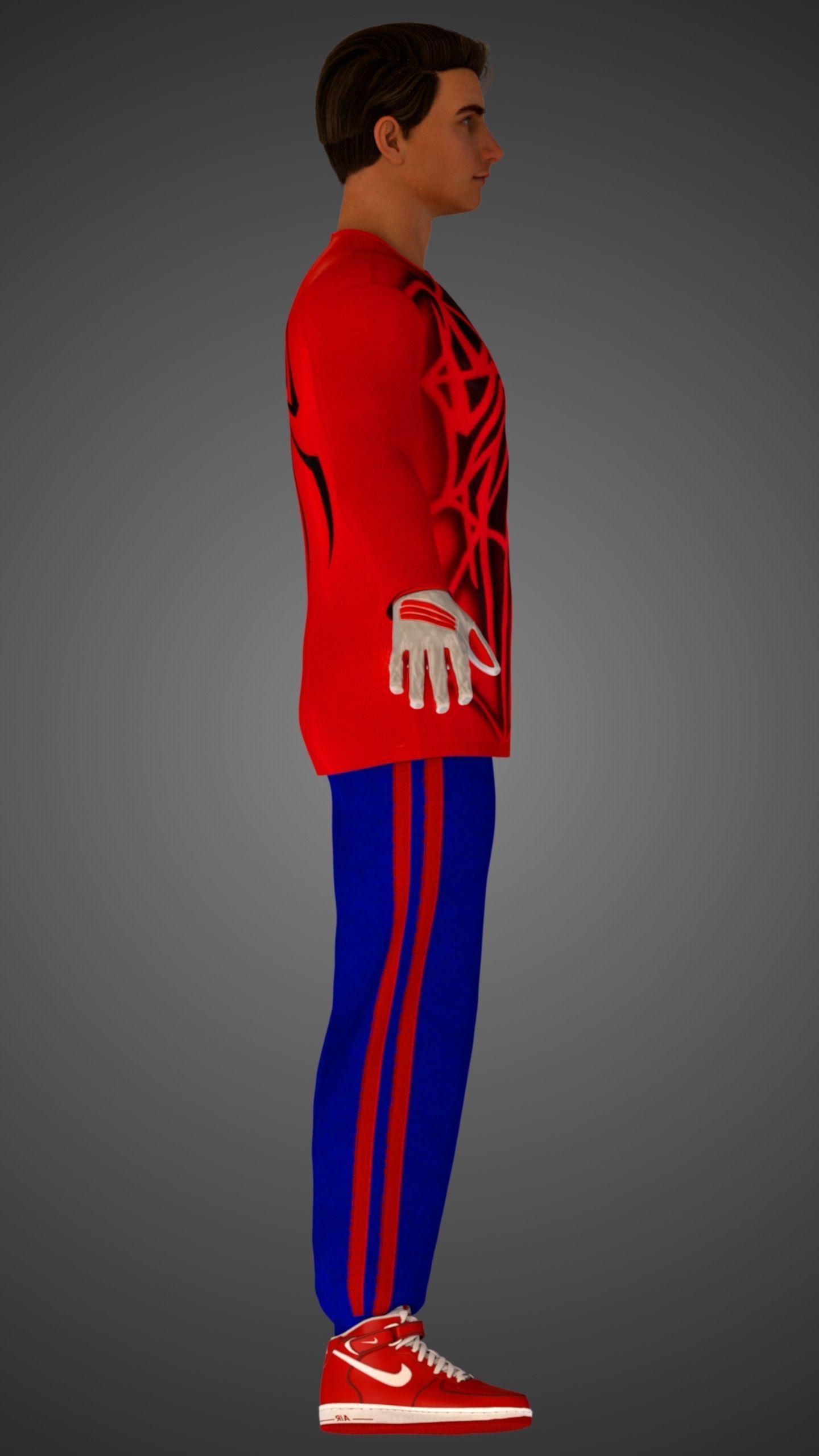 Human-Spider - Spider-Man 2002 Tobey Maguire 3D model_11