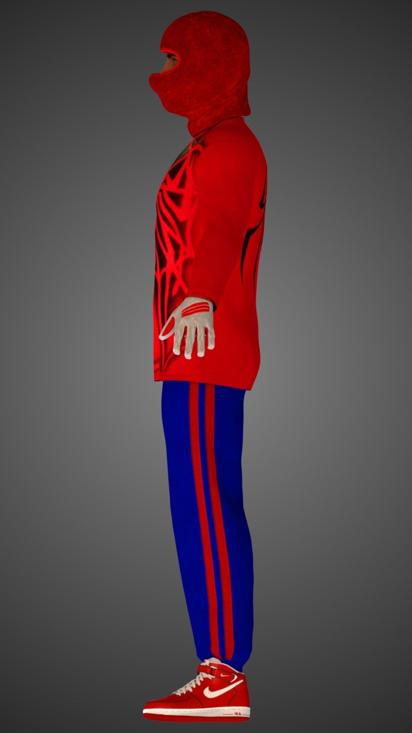 Human-Spider - Spider-Man 2002 Tobey Maguire 3D model_12