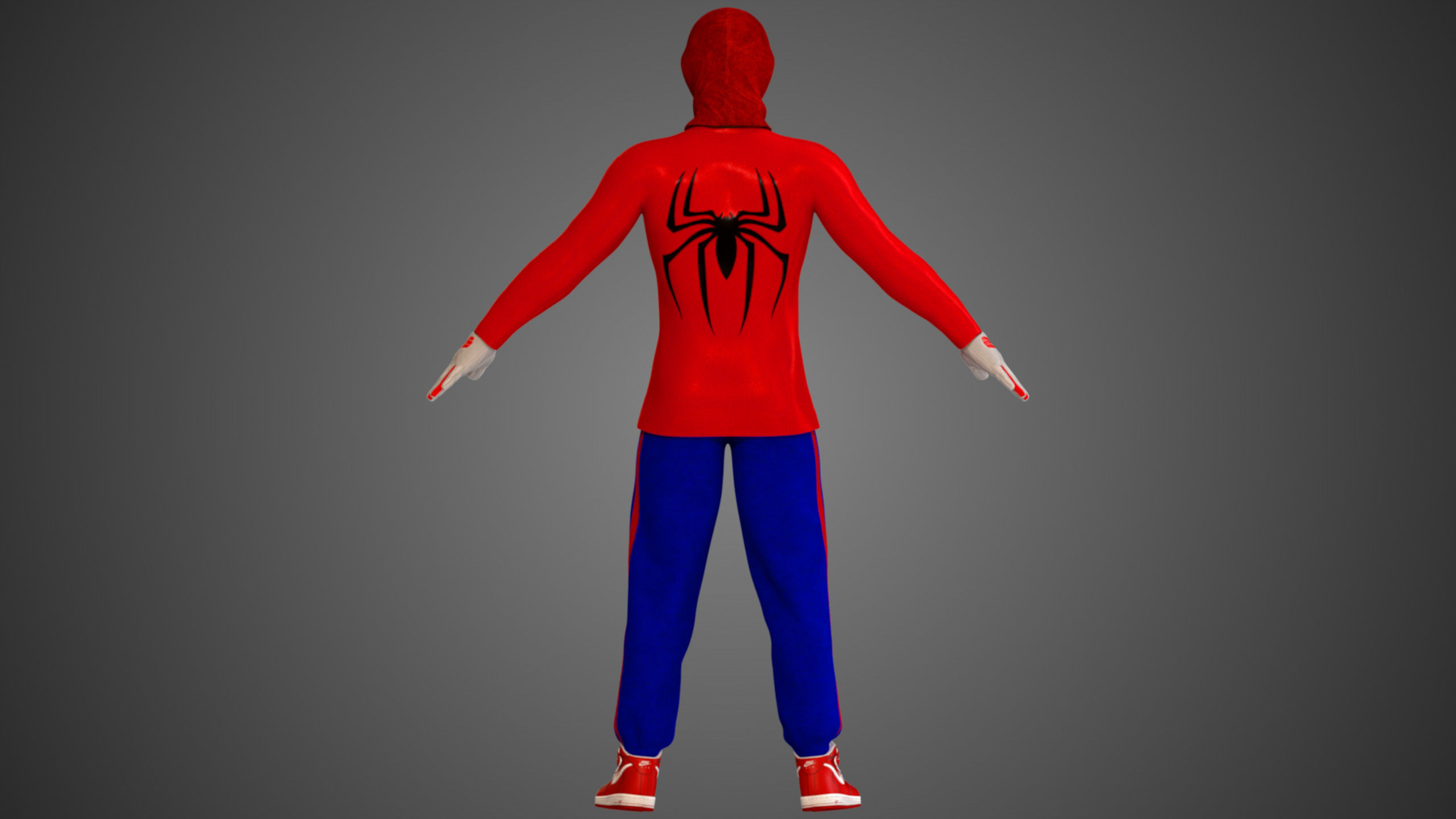 Human-Spider - Spider-Man 2002 Tobey Maguire 3D model_13