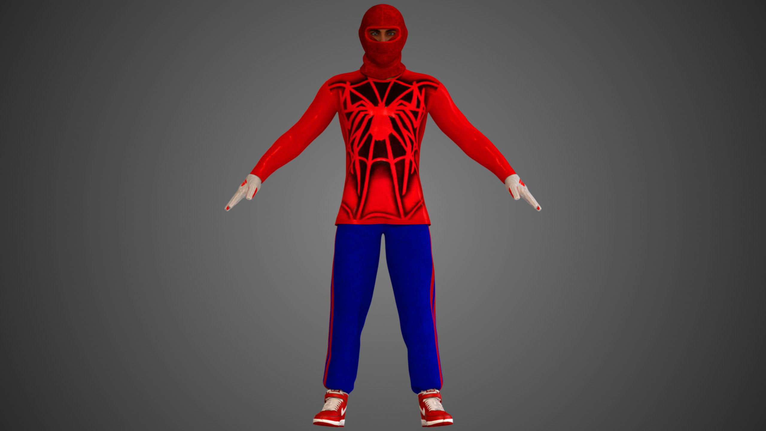 Human-Spider - Spider-Man 2002 Tobey Maguire 3D model_10