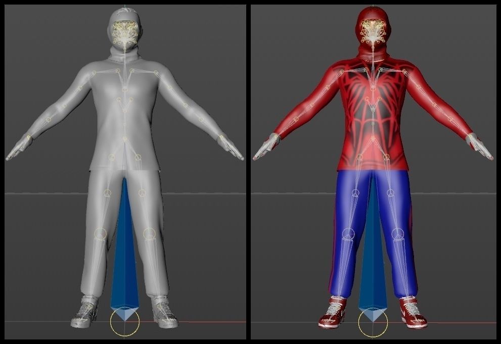Human-Spider - Spider-Man 2002 Tobey Maguire 3D model_14