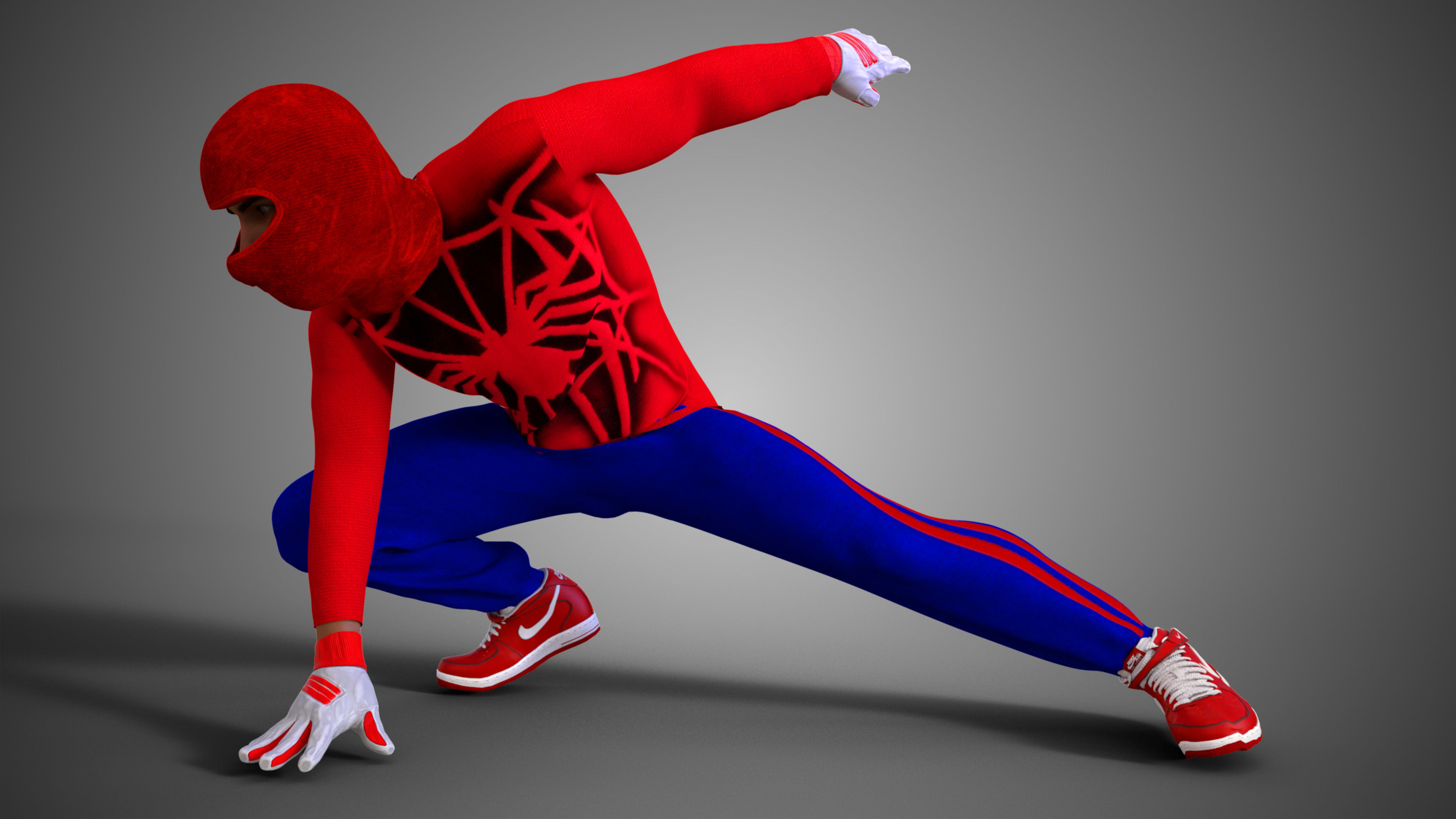 Human-Spider - Spider-Man 2002 Tobey Maguire 3D model_5