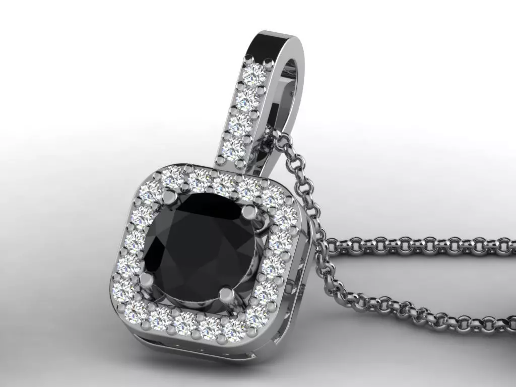 Women pendant 3dm render detail 3D print model_0