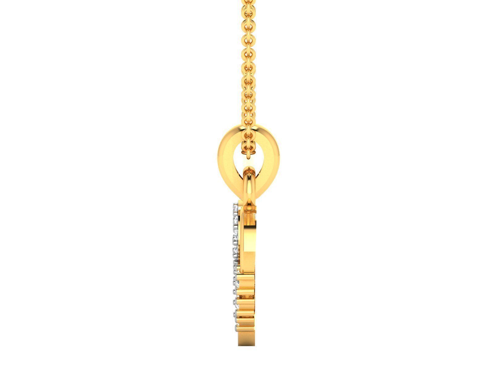 Women pendant 3dm render detail 3D print model_5