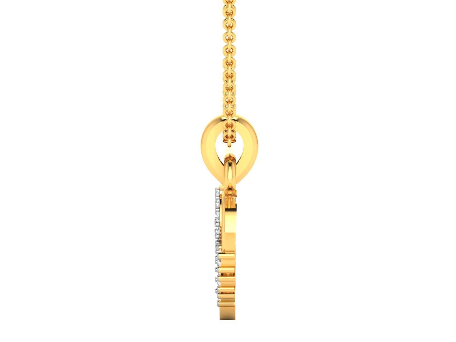 Women pendant 3dm render detail 3D print model_6