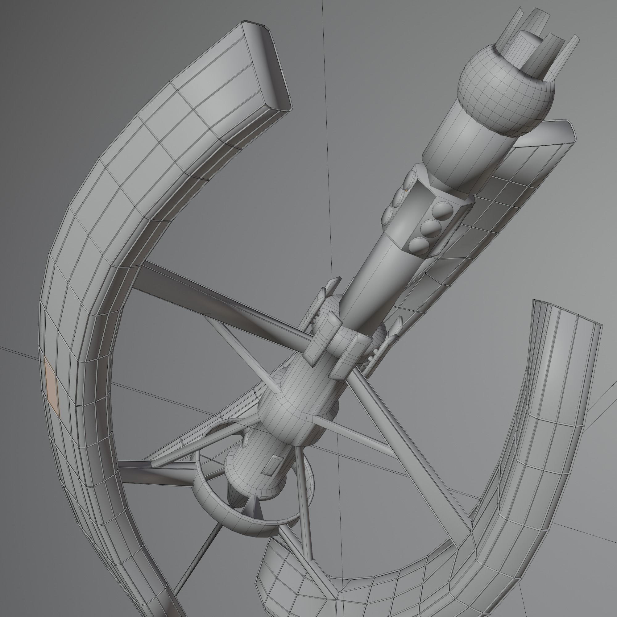 Spasecraft star trek holodeck 3D model_9