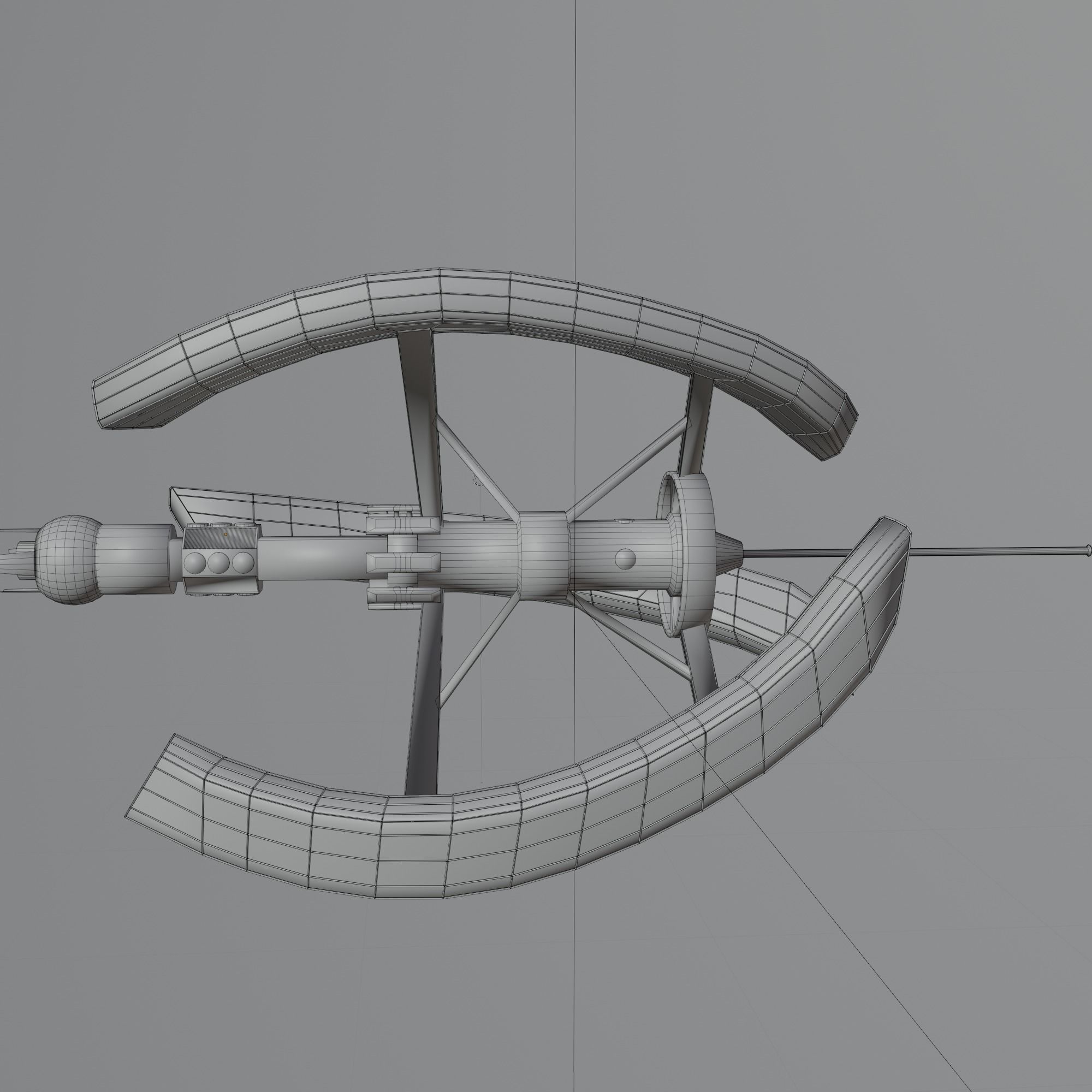 Spasecraft star trek holodeck 3D model_4