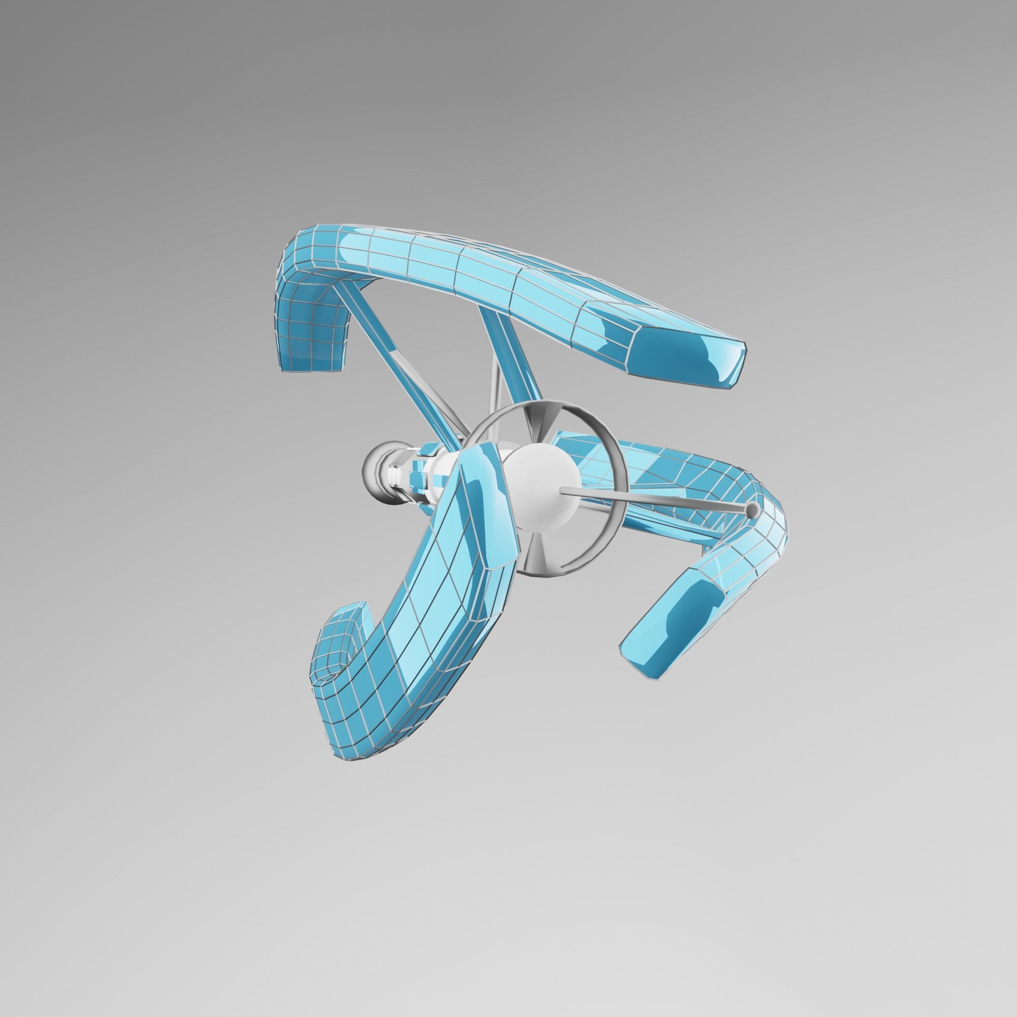 Spasecraft star trek holodeck 3D model_2