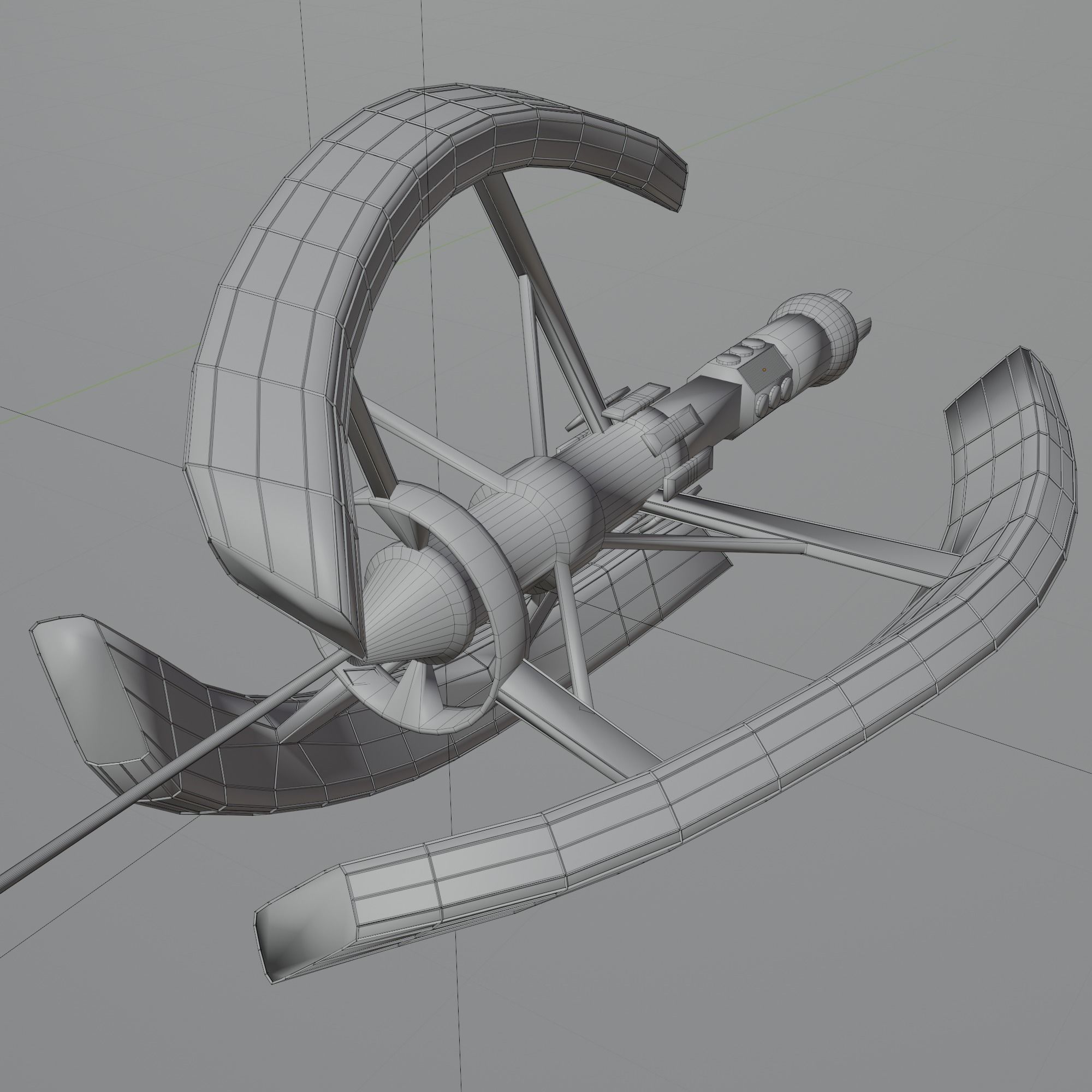 Spasecraft star trek holodeck 3D model_8