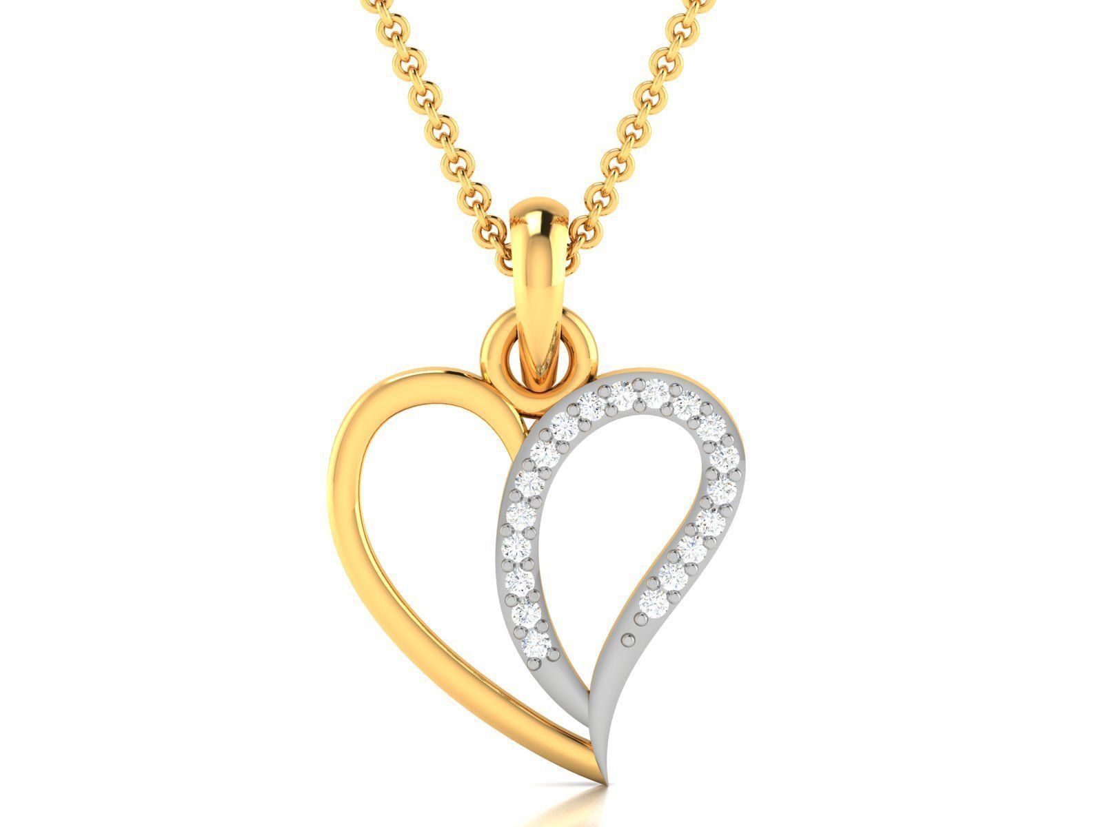 Women pendant 3dm render detail 3D print model_3