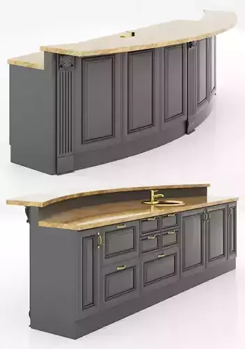 Kitchen Island Cabinet 3